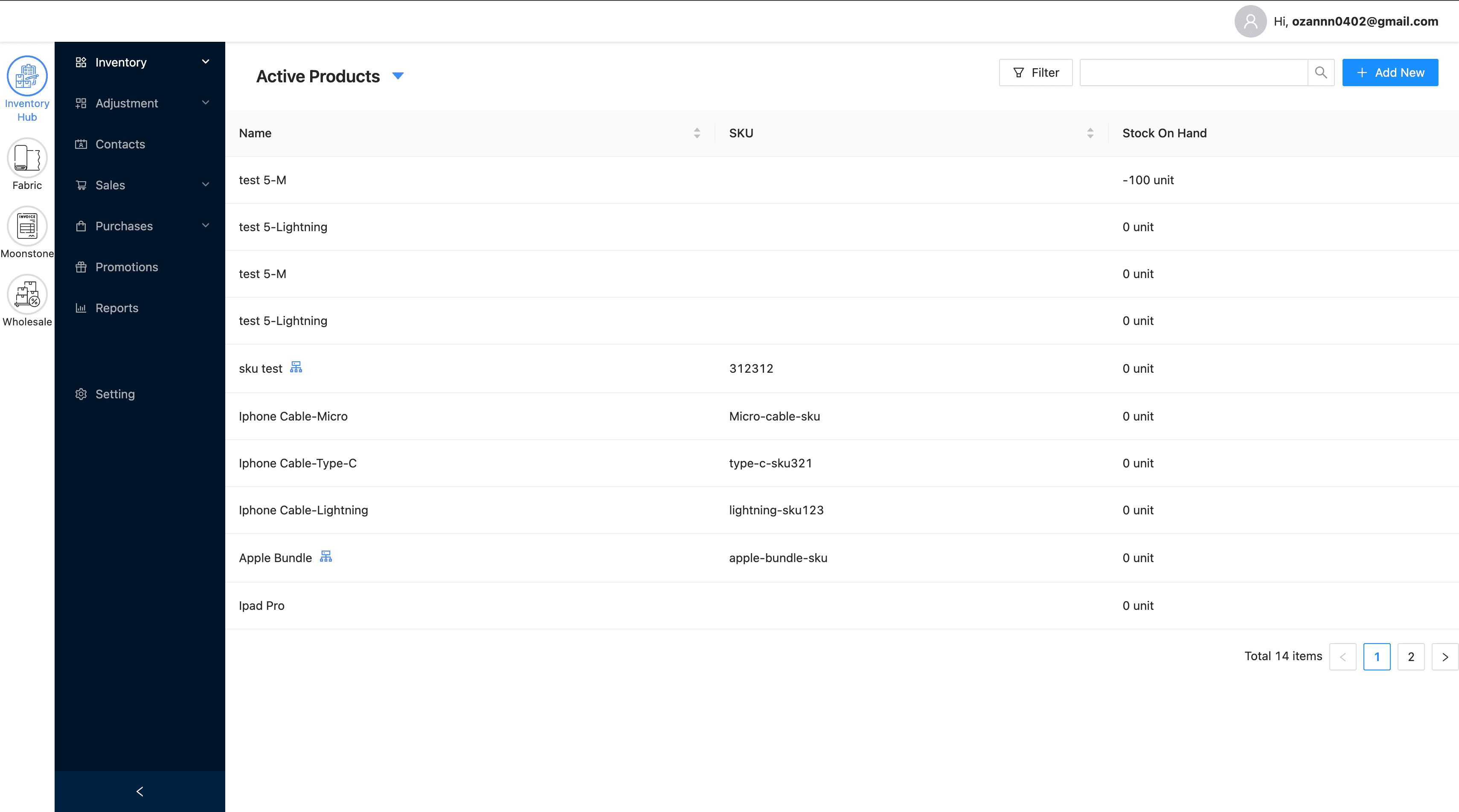 Mocha Inventory Management System